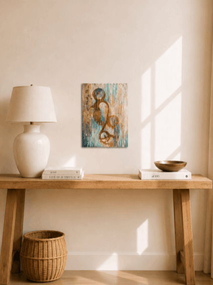 Held, on the wall