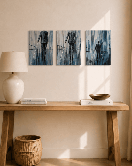 Learning the Way, on the wall